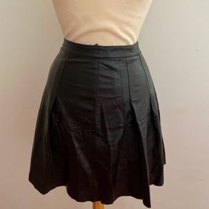Leather skirt